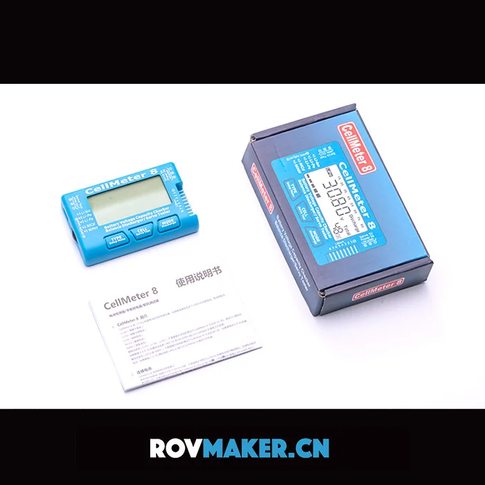 

Brushless Driver Spare Parts for RC Car ROV Robot Model 8S Brushless Motor Tester LDC Digital Battery Capacity Checker