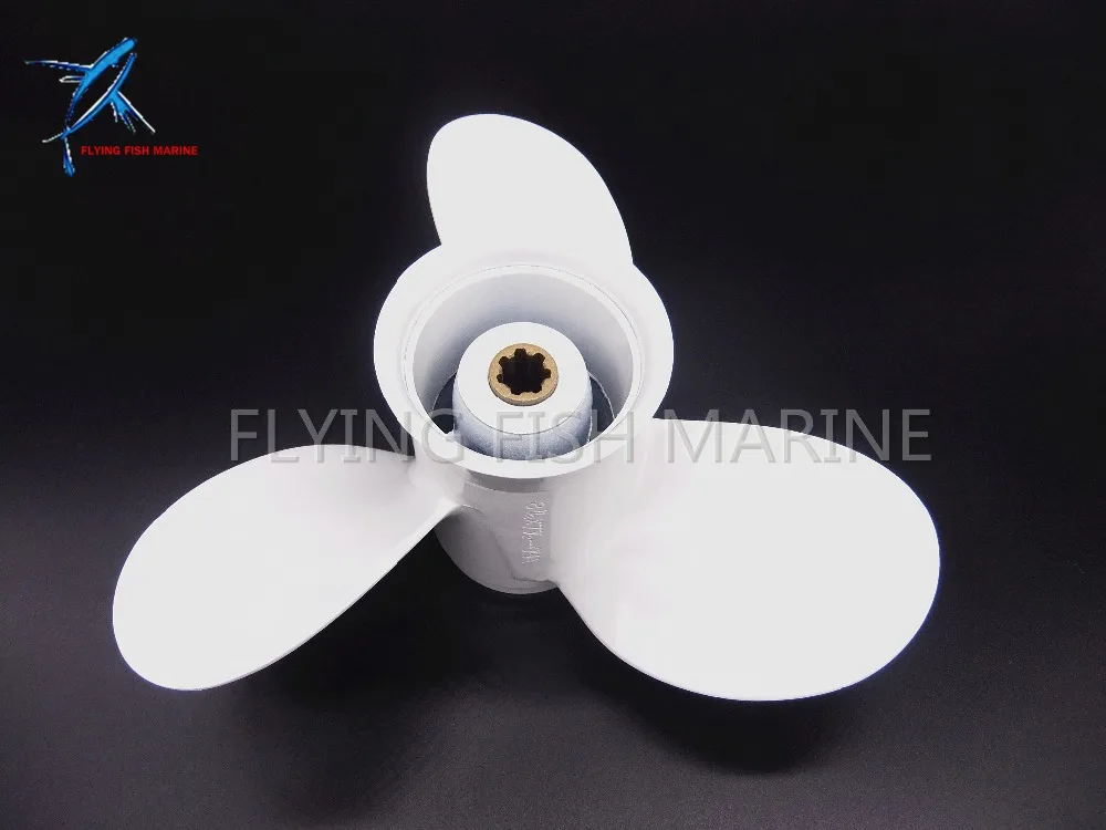 Aluminum propeller 8 1/2 x 7 1/2-N for Yamaha 6hp 8hp 9.9hp F6 F8 F9.9 Boat Engines 6G1-45943-00-EL 8 1/2x7 1/2-N