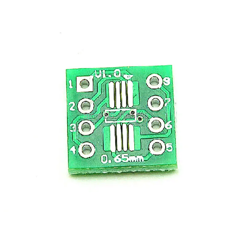 Free shipping 10PCS TSSOP8 SSOP8 SOP8 to DIP8 Transfer Board DIP Pin Board Pitch Adapter NEW