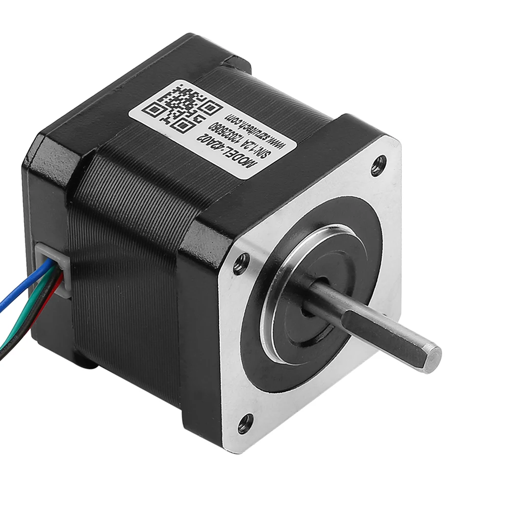 Rtelligent 22N cm(31.5oz.in) 3D printer motor 4 lead Nema 17 stepper motor 42 motor 40mm 1.2A step motor for CNC Mechanic Motor