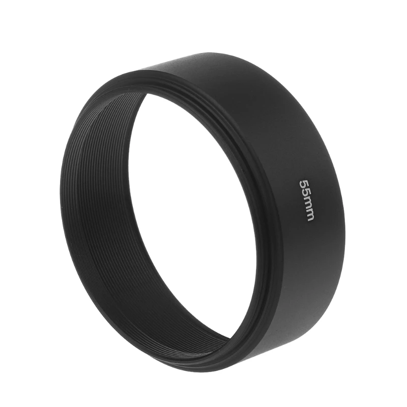 49MM/52MM/55MM/58MM/62MM/67MM/72MM/77MM Metal Universal Long Focus Lens Hood Screw-In Mount For Canon DSLR SLR Camera