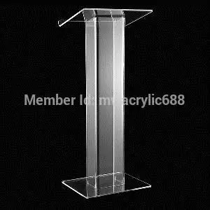 

Free Shipping Popularity Beautiful Modern Design Cheap Clear Acrylic Lectern podium plexiglass