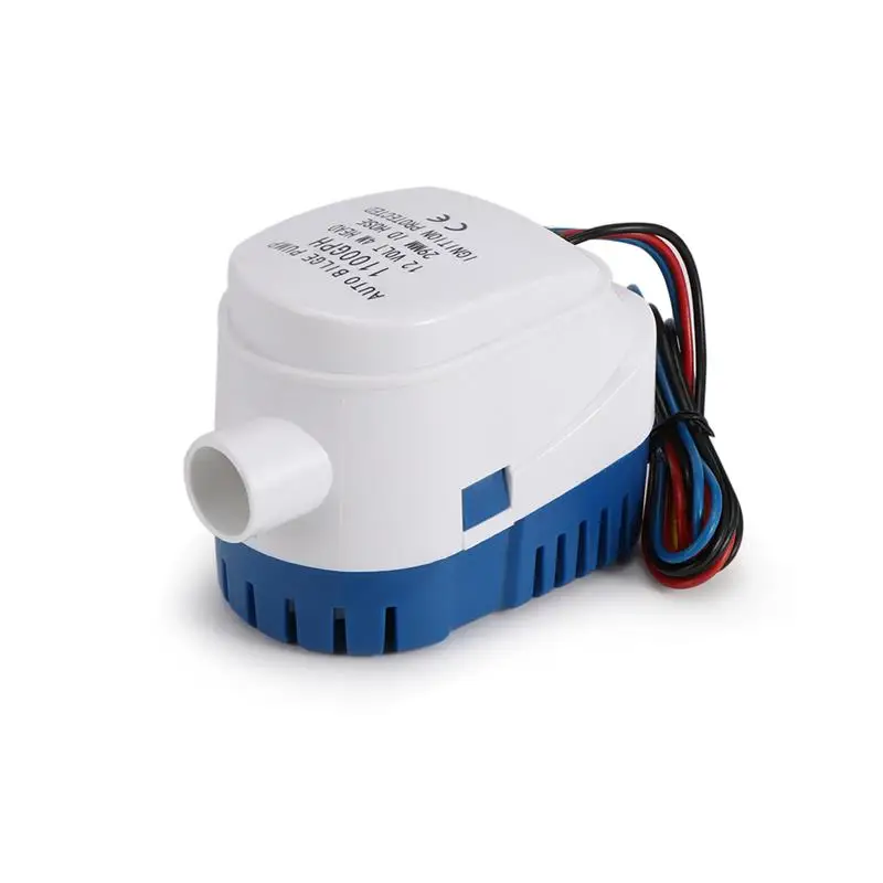 

1100GPH/Automatic Water Pump 12V For Submersible Auto Pump With Float Switch Sea Boat Marine Bait Tank Fish