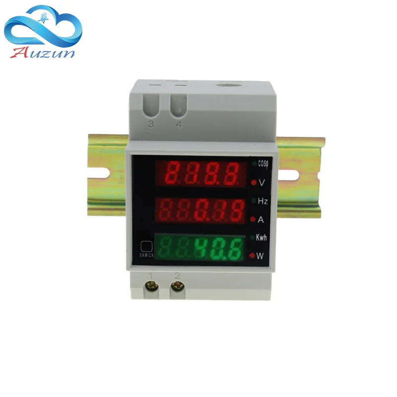 D52-2058 digital display  voltage meter frequency meter power factor power meter  AC80.0-300.0V  AC 0-100.0A.