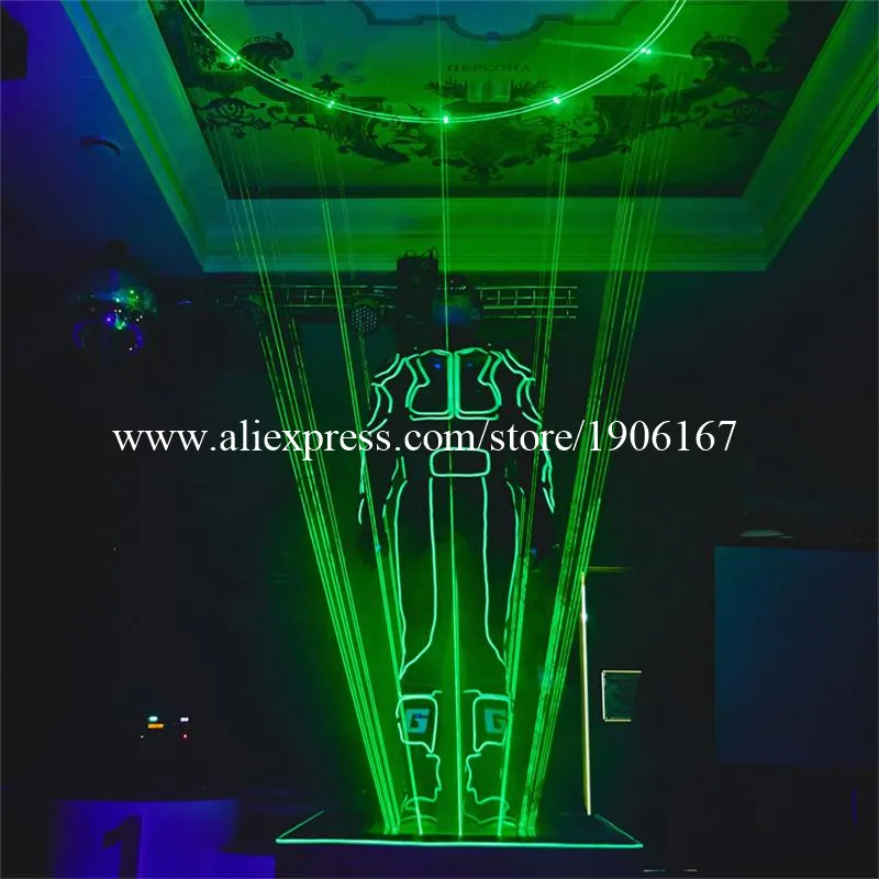 Hot sale1w Green Laser Stage Light Laserman Show Equipment  Laser Man Projector For Party Stage Performance Wedding Nightclub