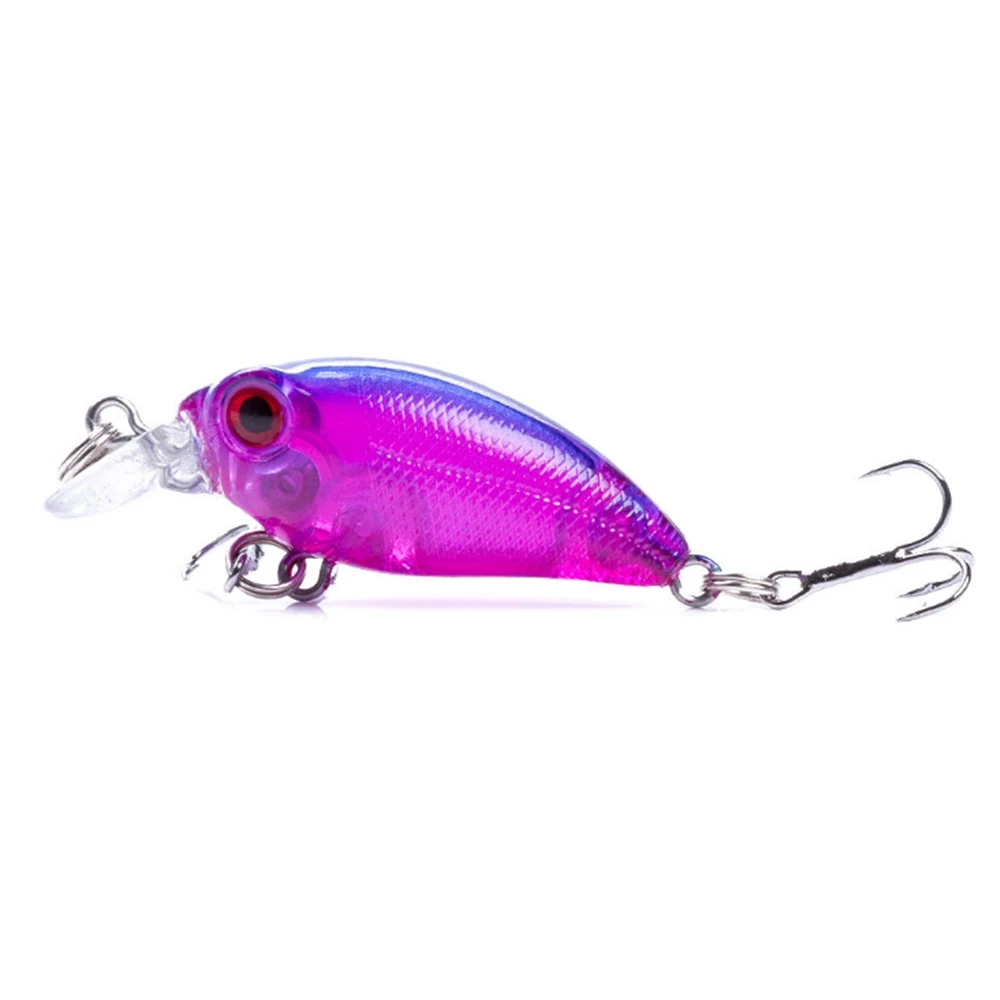 1 sztuk pływające Mini Crankbait przynęty 4cm 2.5g Minnow sztuczne tworzywo sztuczne twarda przynęta bas pływacki Pike Wobblers Pesca Tackle