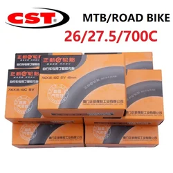 Bike Bicycle Tube 700C 26 / 27.5 Inch MTB Mountain Bike Road Bicycle CST Rubber Inner Tube Schrader Presta Valve AV/FV