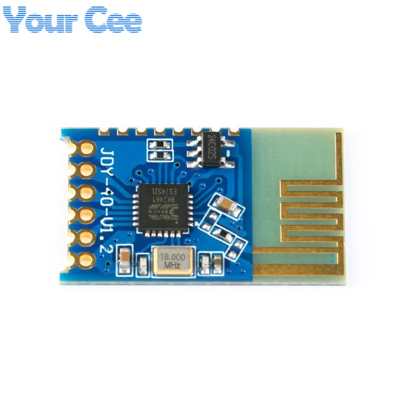 JDY-40 2.4G Trasmissione porta seriale wireless Ricetrasmettitore e modulo di comunicazione remota IO TTL Fai da te elettronico per Arduino