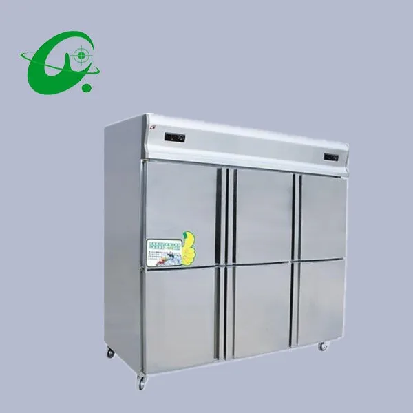 kitchen refrigerator,Six pairs of brass machine dual temperature refrigerator GD1.6L6ST