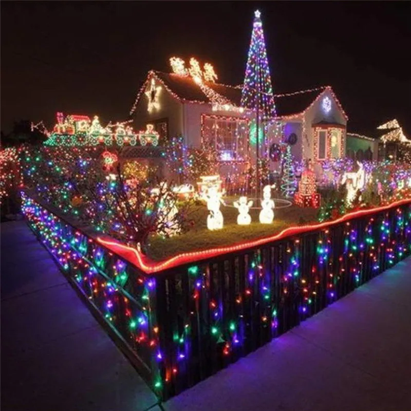 New LED String Light 200 LED 20M Christmas/Wedding/Party Decoration Lights Garland AC 110V 220V Outdoor Waterproof Led Lamp