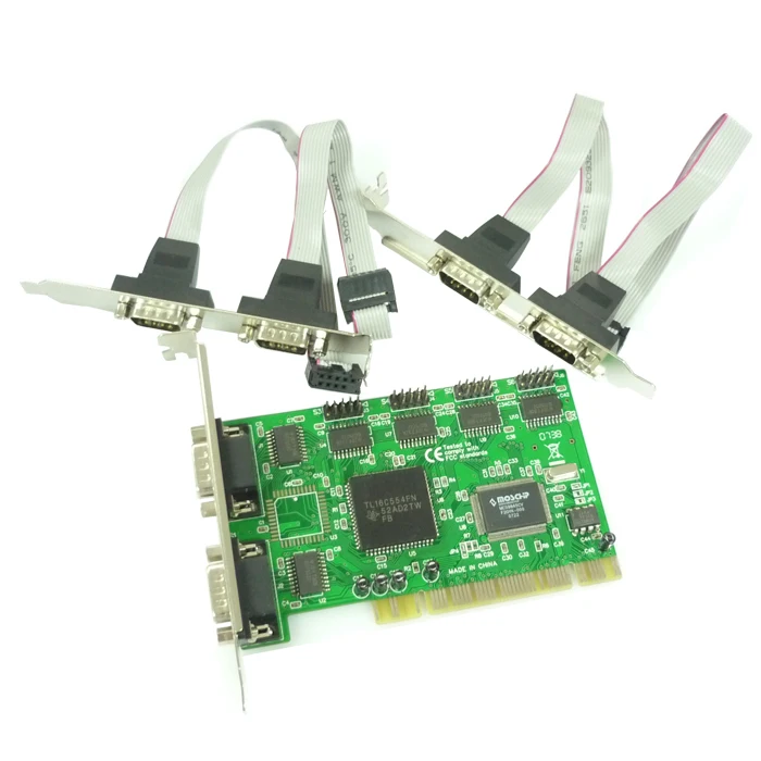 

Free Shipping 6 serial RS232 Ports PCI card DB9 port to PCI I/O card converter,chipset Moschip MCS9865