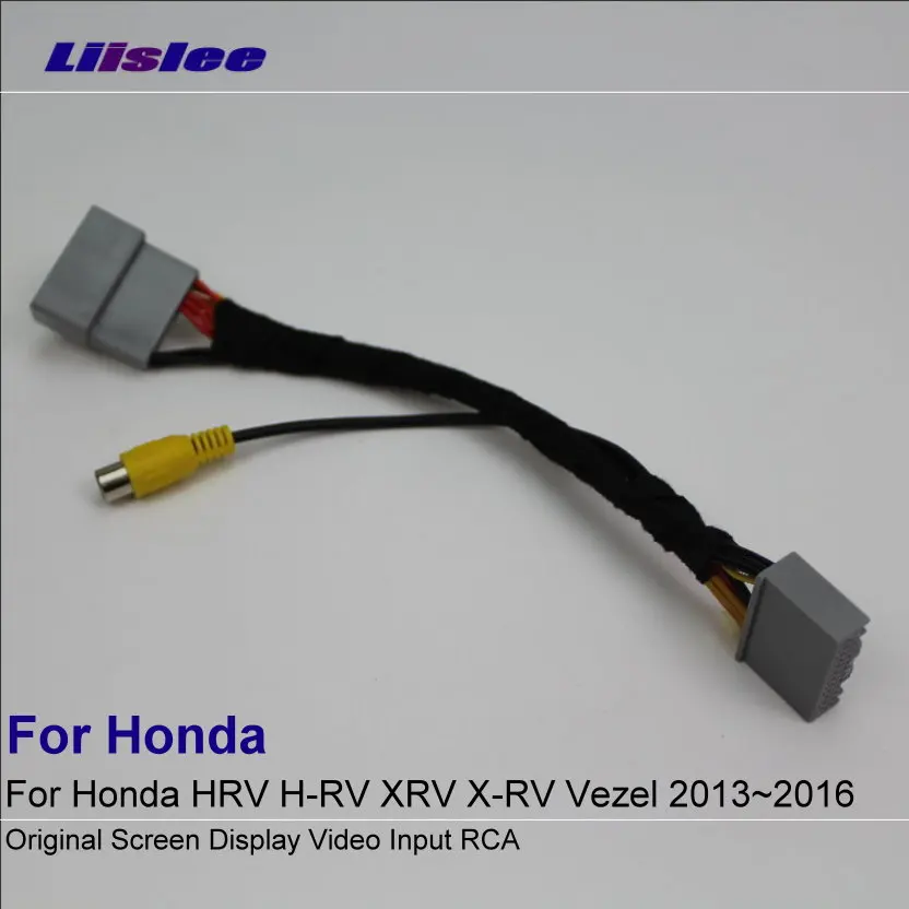 For Honda H-RV X-RV Vezel 2013-2016 Car Rear View Camera RCA Adapter Wire Original Switch Connector Cable
