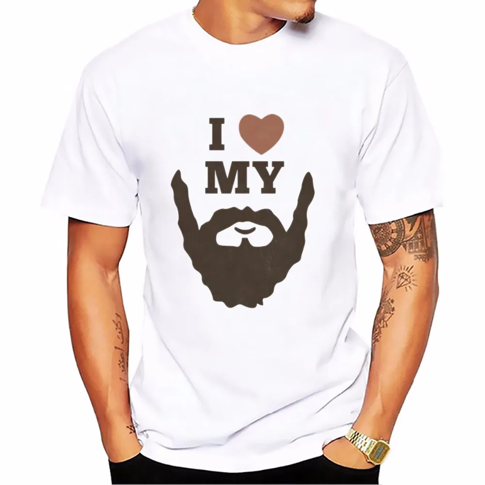 bearded sign beard rule skull tshirt men soft Breathable comfort t shirt homme Short Sleeve beards funny unisex Tee