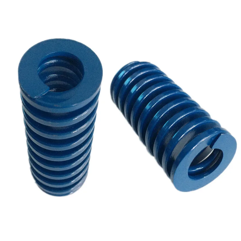 High Quality Blue Alloy Steel Rectangular Die Spring External Diameter 30 Compression Spring 2pcs