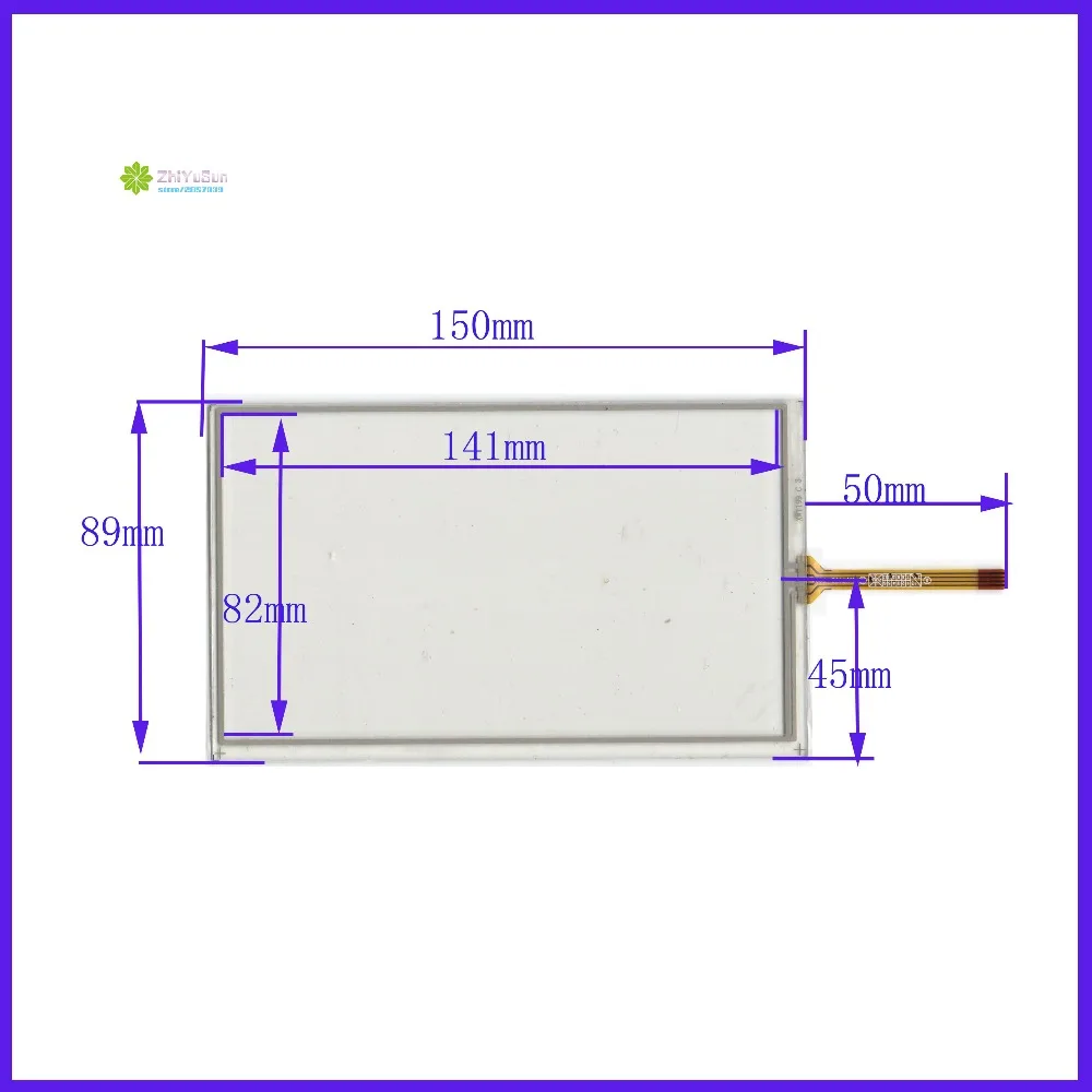 

XWT199 150mm*89mm 4lines this is compatible NEW 6inch 4 line For Car DVD touch screen panel 150*90 TouchSensor FreeShipping