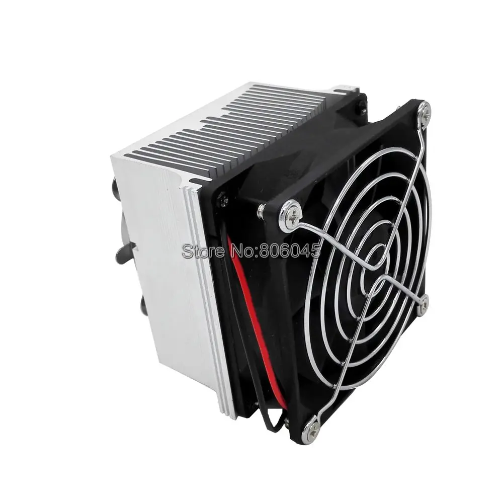 44mm Optical Glass Lens +  Reflector Bracket + Aluminum Heatsink Cooling Fan Set for 20W -  50W LED 60 Degree or 90-120 Degree