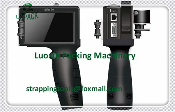 LX-PACK Lowest Factory Price handed inkjet printer all-around touch screen handheld InkJet Printer for wood pvc pipe carton