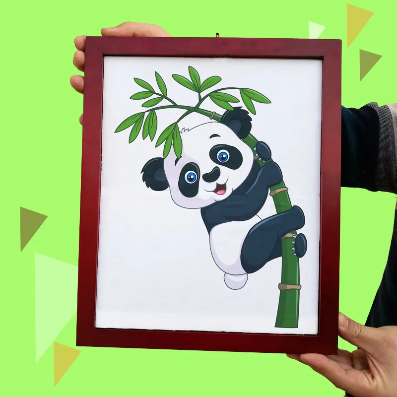 Panda Frame Magic Tricks Plush Panda Toy Appearing From Board Magia Magician Stage Party Gimmick Props Illusion Mentalism