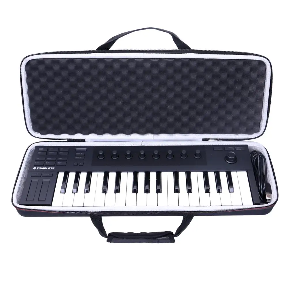 LTGEM EVA Waterproof Carrying Hard Case for Native Instrument Komplete Kontrol M32 Controller Keyboard