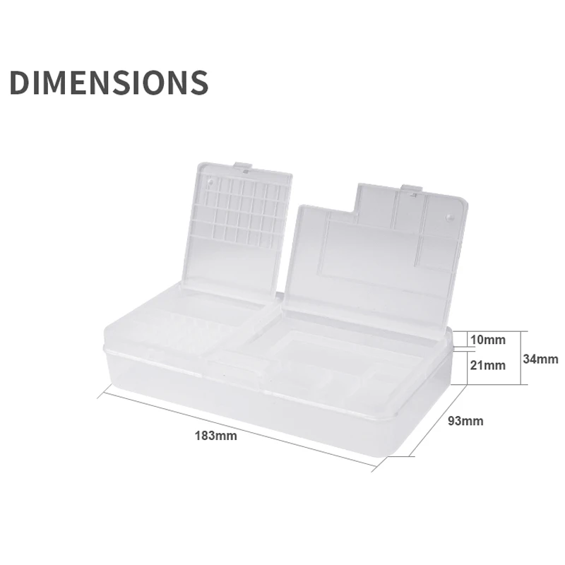 Multi-function Storage Box for iPhone LCD Screen Motherboard Screws Chips Component Storage Box Smartphone Repair Tools Box