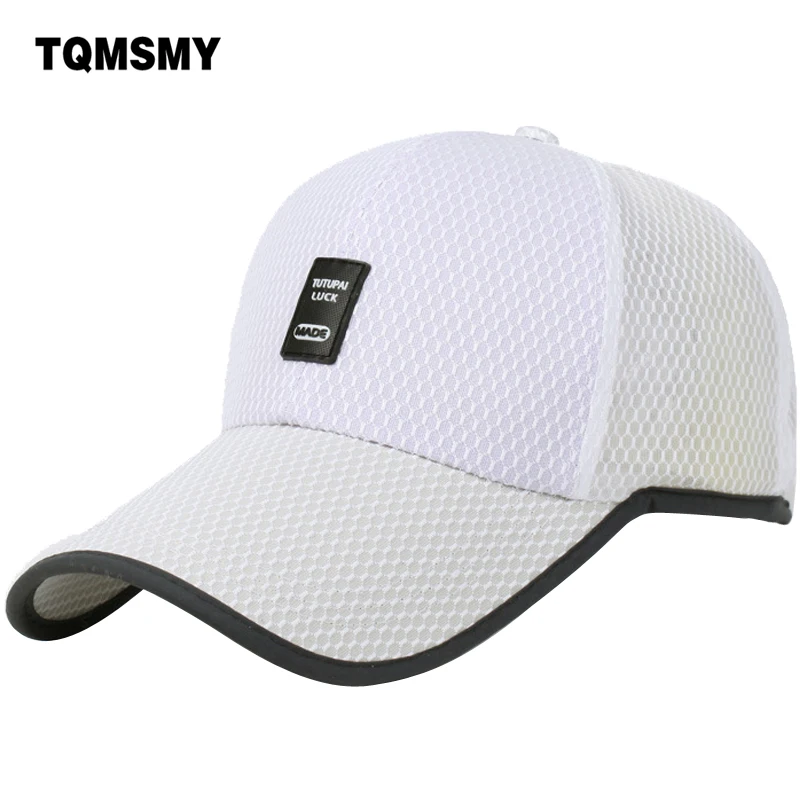 TQMSMY summer sun hat Men's women Baseball caps snapback cap quick dry visor Hip-Hop bone breathable chapeu mesh hat Men TMAT60