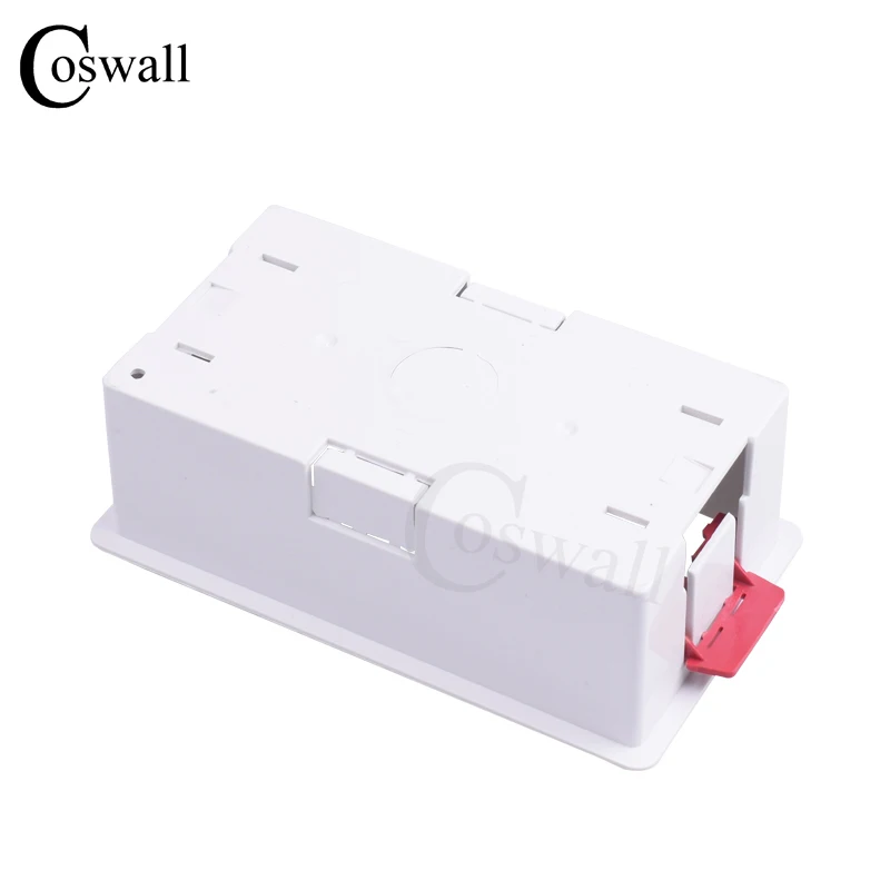 Coswall 146 Type Dry Lining Box For Gypsum Board Plasterboad Drywall 47mm / 34mm  Depth Wall Switch BOX Wall Socket Cassette