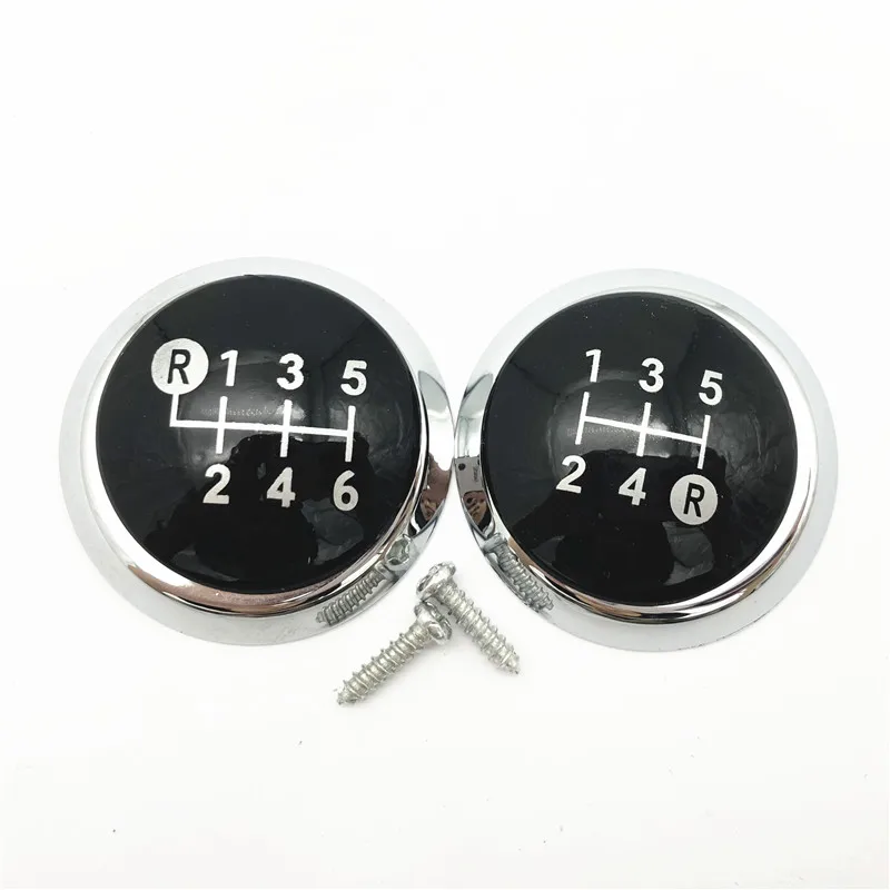 For TOYOTA Corolla RAV4 AVENSIS YARIS D4D URBAN ALTIS SCION Gear Shift Knob Emblem Badge Cover Lever Shifter Cap Black Silver