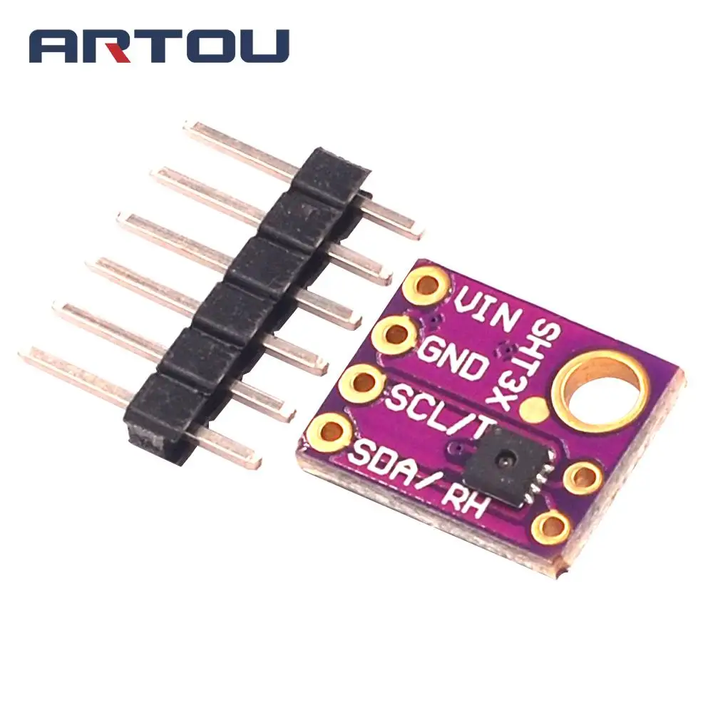 SHT30/SHT31/SHT35 디지털 출력 온도 및 습도 센서 모듈 IIC I2C 인터페이스 3.3V GY-SHT31-D Arduino 용