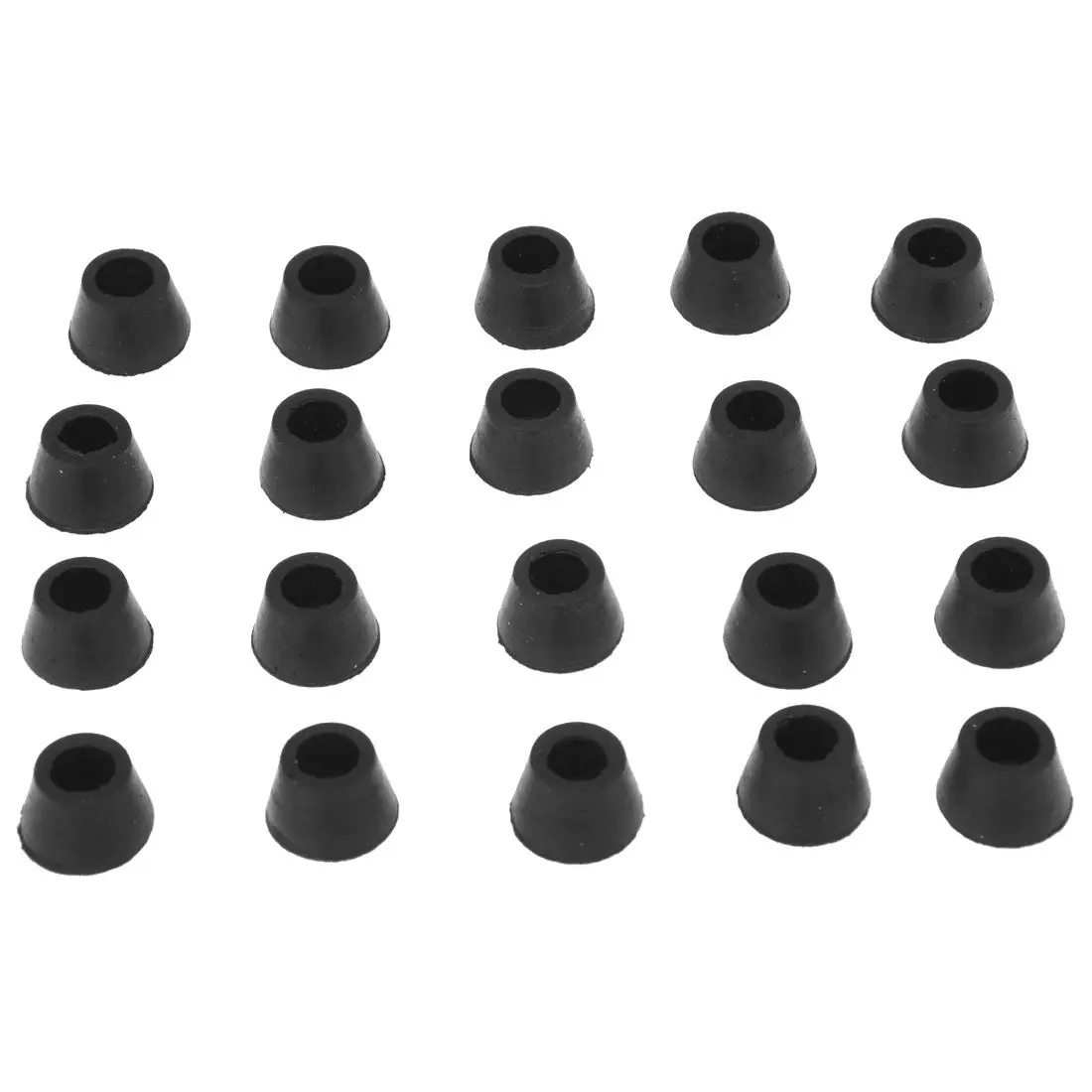 Hot Sale  20PCS Black Chair Couch Table Rubber Furniture Leg End Caps 16mm