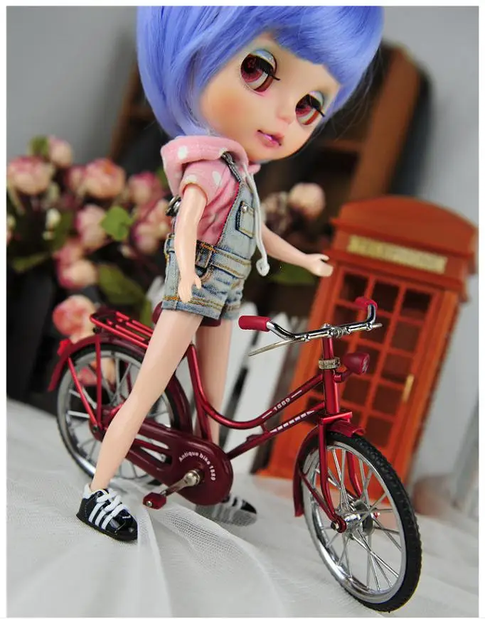 Hot sale Fashion BJD doll bicycle Cute bicycle suit for bjd doll red  color on sale popular accessories