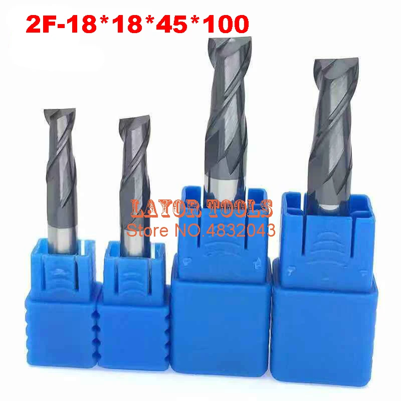 

2f-18*18*45*100,hrc50,carbide End Mills , Carbide Square Flatted End Mill ,,coating:nano, The Lather,boring Bar,cnc,machine