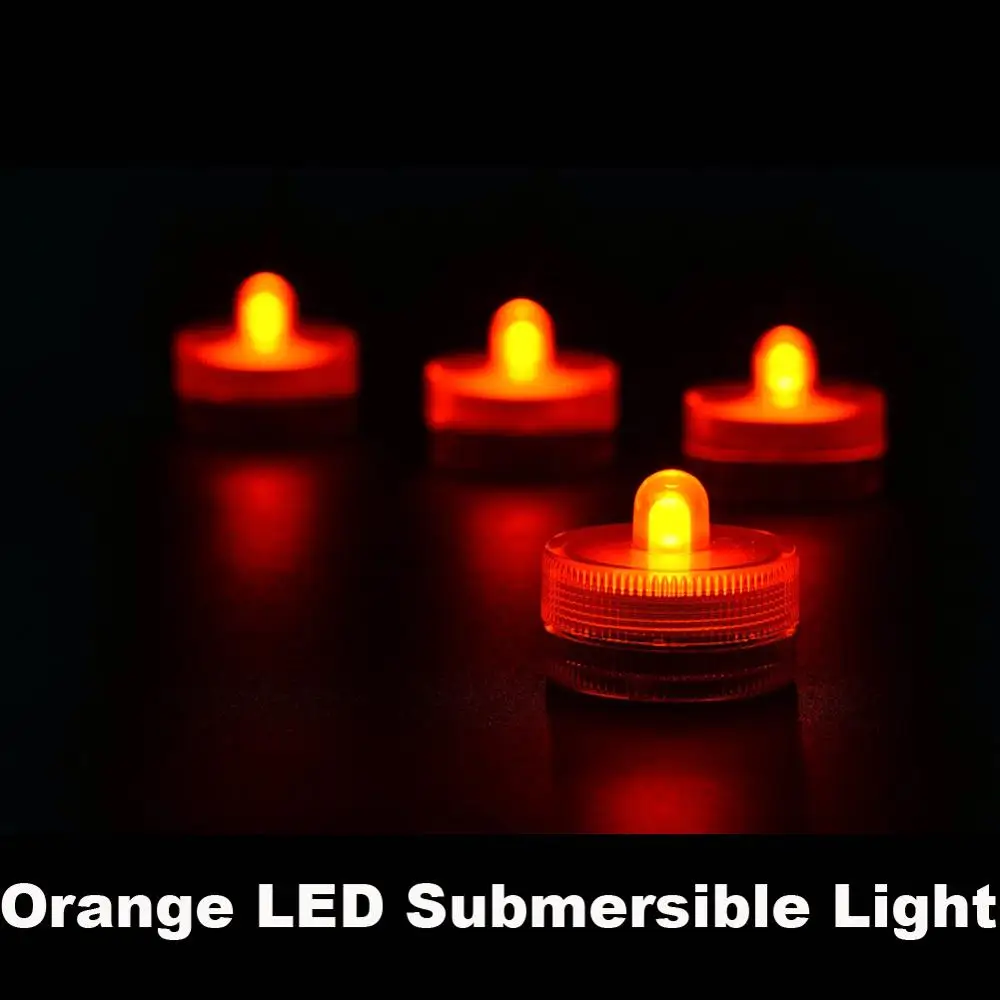 24pcs/lotWedding Decoration Remote Control Underwater Submersible LED Party Tea Mini LED Light For Valentine's Day confession