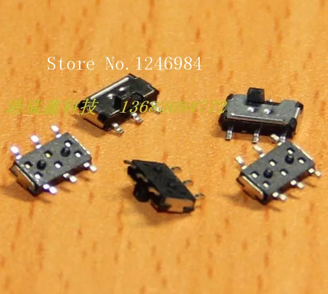 

[SA]Miniature SMD small toggle switch slide table SMD DC power switch MS22C01--200pcs/lot