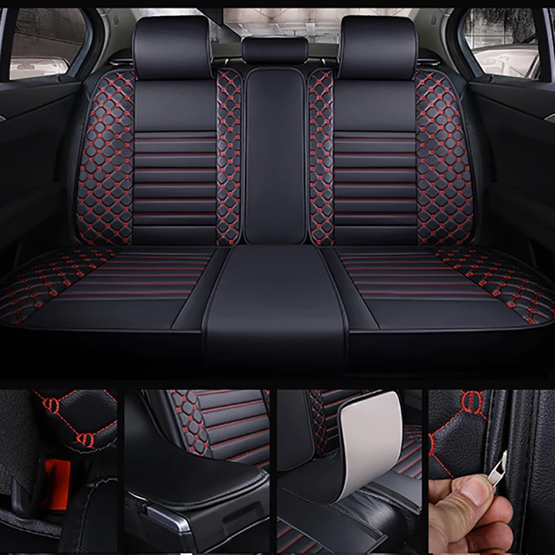 Wenbinge Special Leather car seat covers for vw golf 4 5 6 VOLKSWAGEN polo sedan 6r 9n passat b5 b6 b7 arteon car accessories