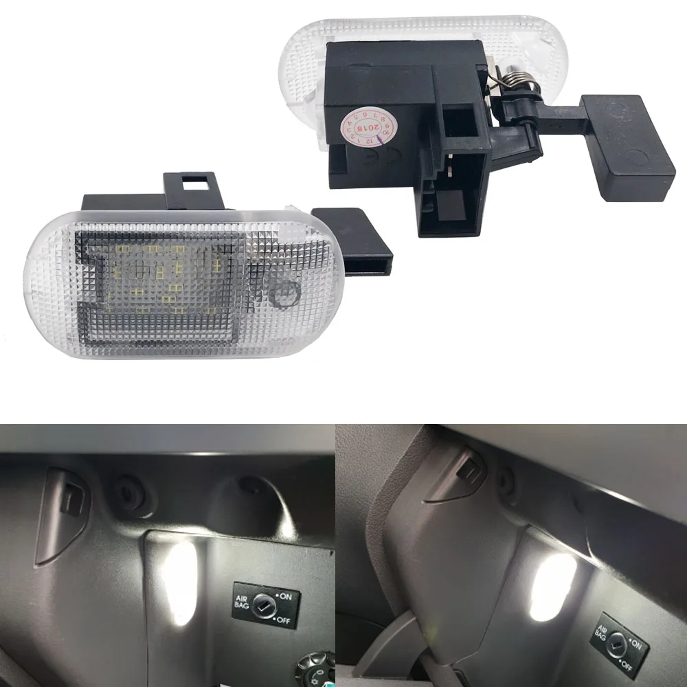 

1x White LED Glove Box Light Lamp For VW MK4 / Bora MK4 Variant Caddy Passat B5 B5.5 Touareg Touran Skoda Superb Octavia Fabia