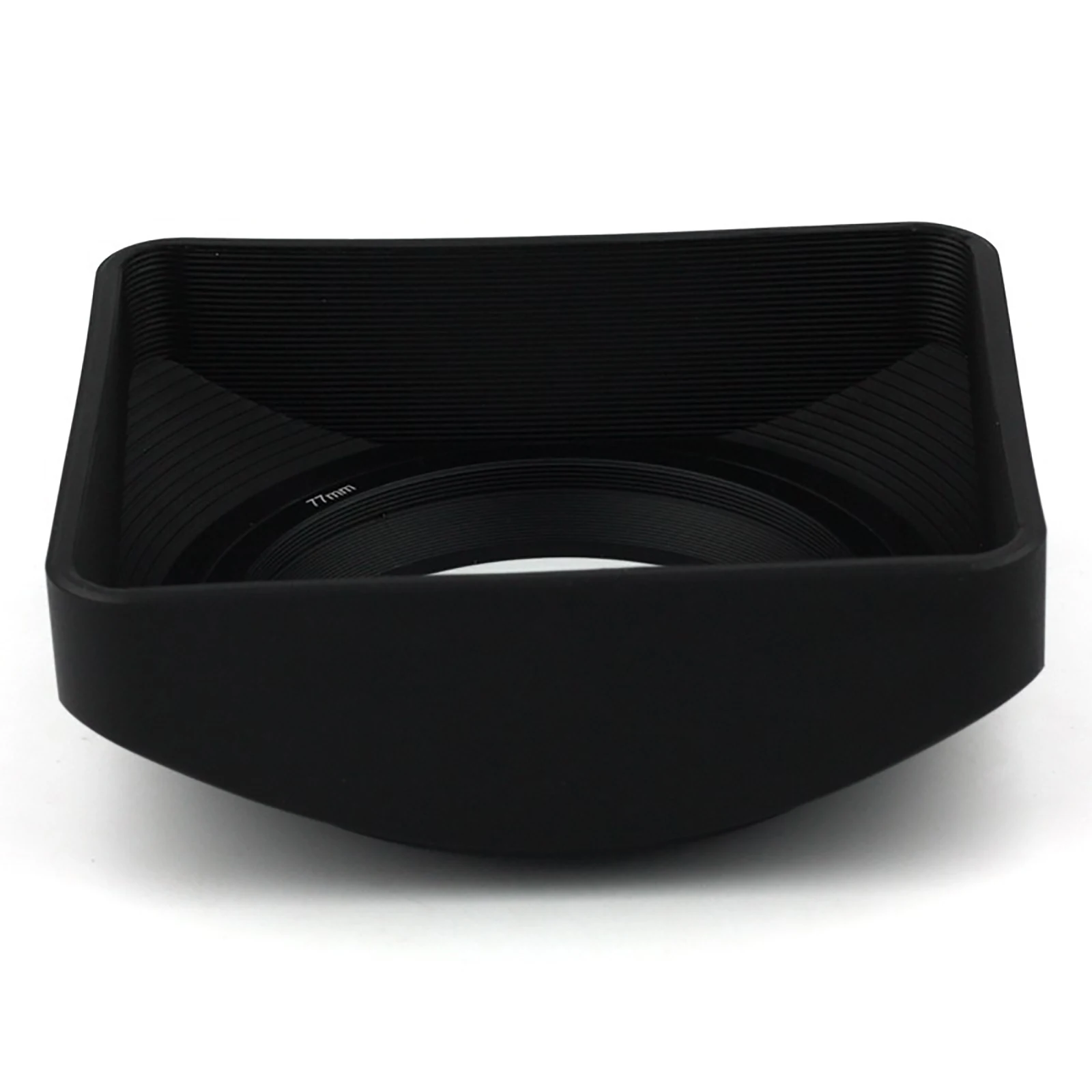 Square Lens Hood Sun Shade DV 30mm 77mm Wide Angle for DV Camcorder Video Camera DSLR 77mm Sun Hood Accessories Black