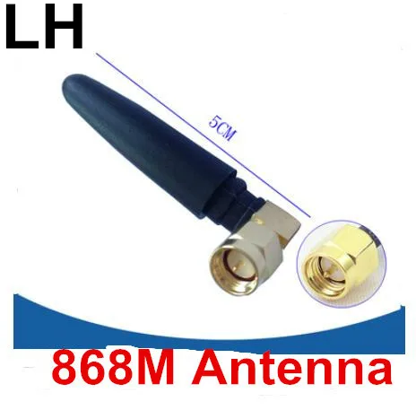 

Right Angle SMA male 868MHz rubber antenna 915MHz pcb module aerial