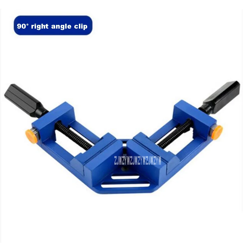 Abrazadera de aleación de aluminio para carpintería, accesorio de marco de Clip de ángulo de 90 grados de mango único/doble, bricolaje, C29006, gran oferta