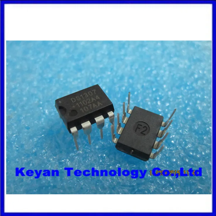 100 PCS DS1307 DIP-8 1307 64 x 8, Serial, I2C Real-Time Clock