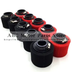 Air Filter For Racing Motorcycle Scooter Bike Dirt Pit Spong soft Filter ATV For GY6 50cc 35 42 45 48 Red Black