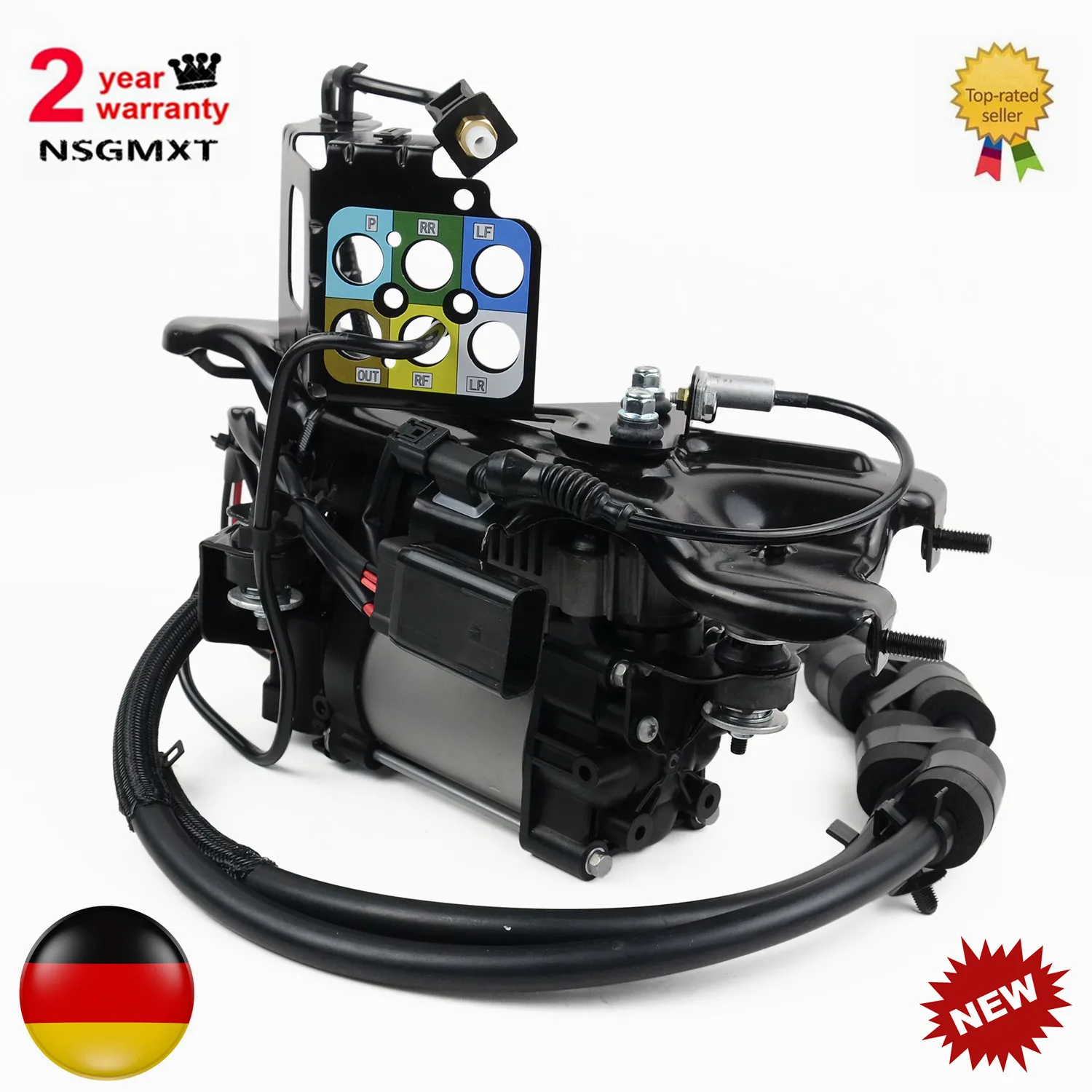 AP01 Air Suspension Compressor with Bracket For Jeep Grand Cherokee WK2 68204730AE 68204730AF 68204730AG 68232648AA 68204730AB