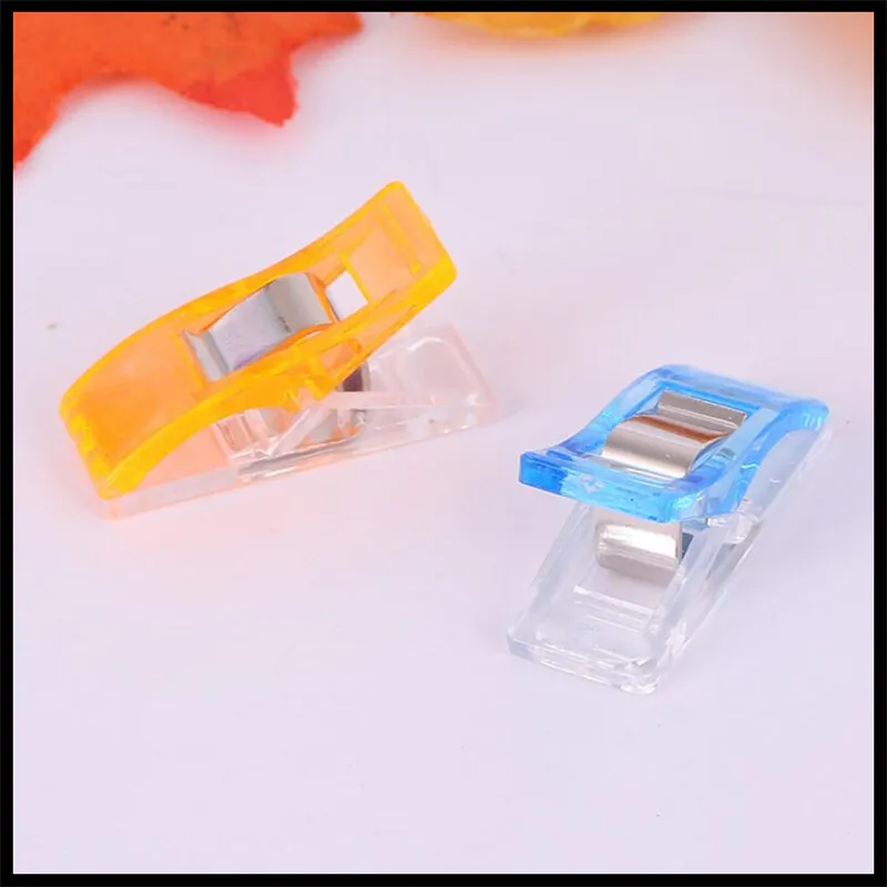 50Pcs/Lot Small Size 27mm Mini Plastic Clips For Photo Clips Clothespin Craft Decoration Clips Postcard Clips Home Decoration