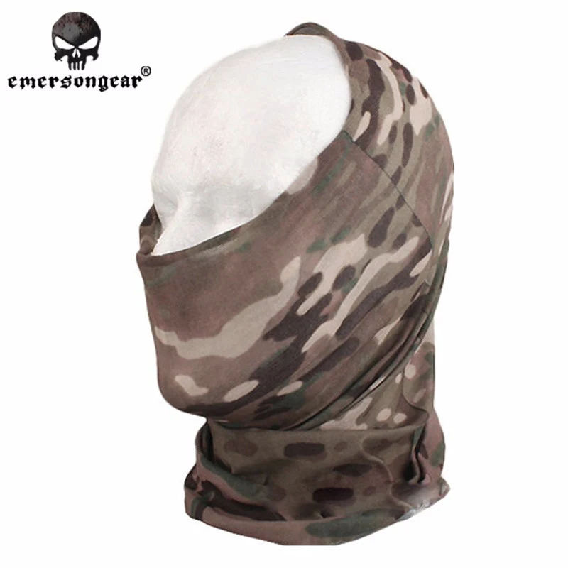 

EmersonGear Multi-functional Hood Mask Quick Drying Scarf Half Face Mask Multicam EM6628