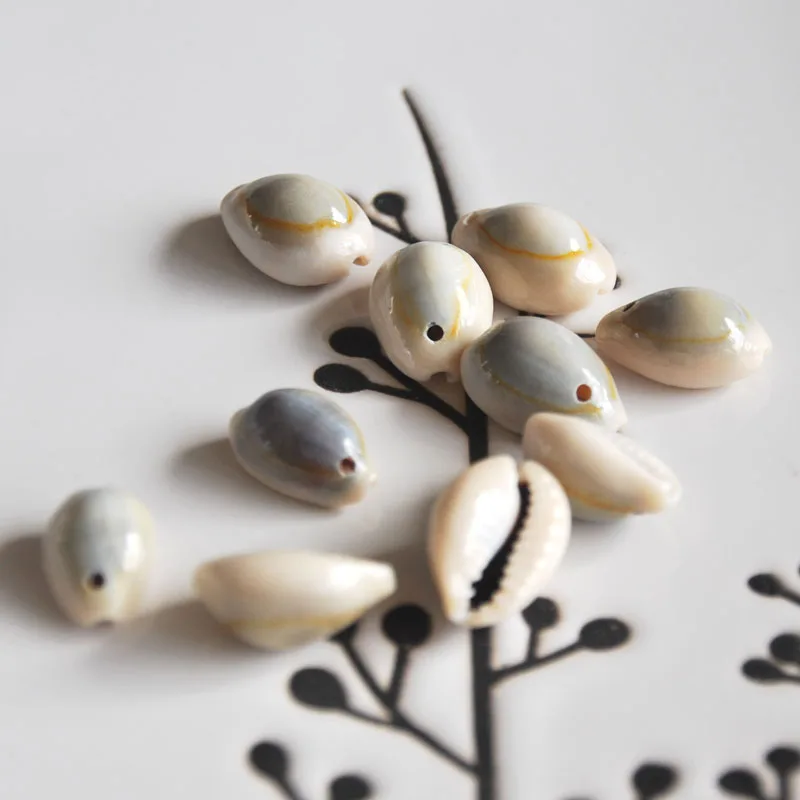 wholesale 50 pcs/lot natural whole shell white/grey jewelry making DIY for women