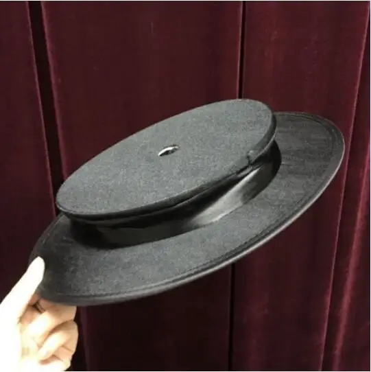 Magicians Top Hat With Hole Magic Tricks Stage Magia Can Used with Cane to Table Base Magie Mentalism Illusion Gimmick Props