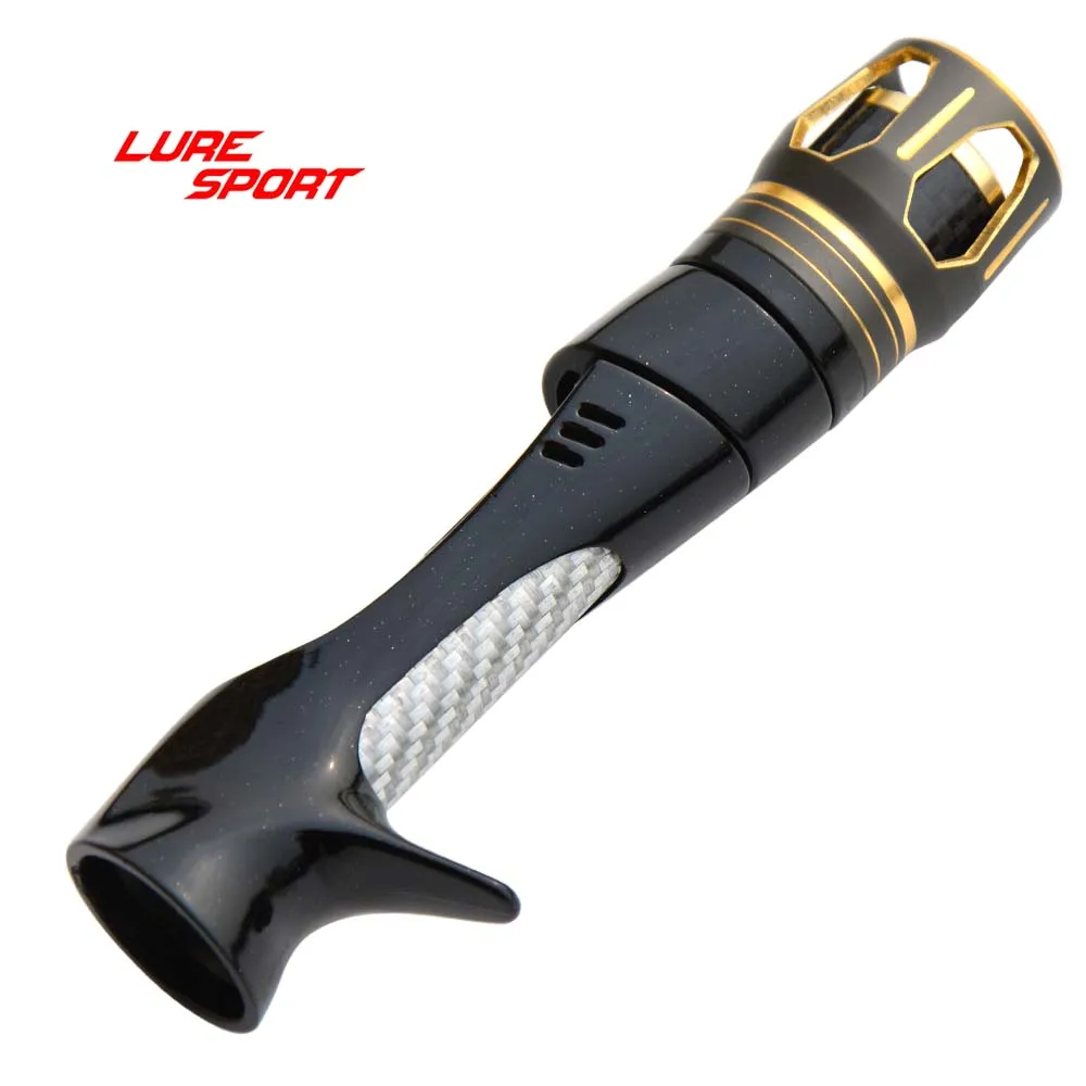 LureSport 55cm Taper handle Cast Reel Seat Butt Set Butt Section Rod Building component Rod Repair DIY