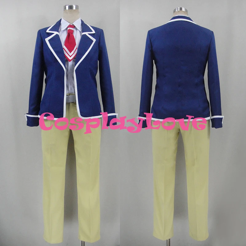 Newest Custom Made Japanese Anime Nisekoi: False Love Seishiro Tsugumi Uniform Cosplay Costume High Quality Christmas Halloween