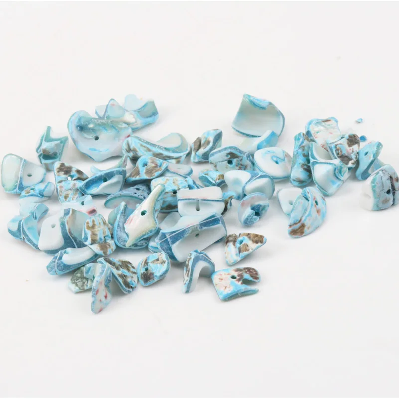 Natural Chippy Shell Irregular Loose Beads For Decoration Jewelry Making DIY Accessories 40g about 10-25mm