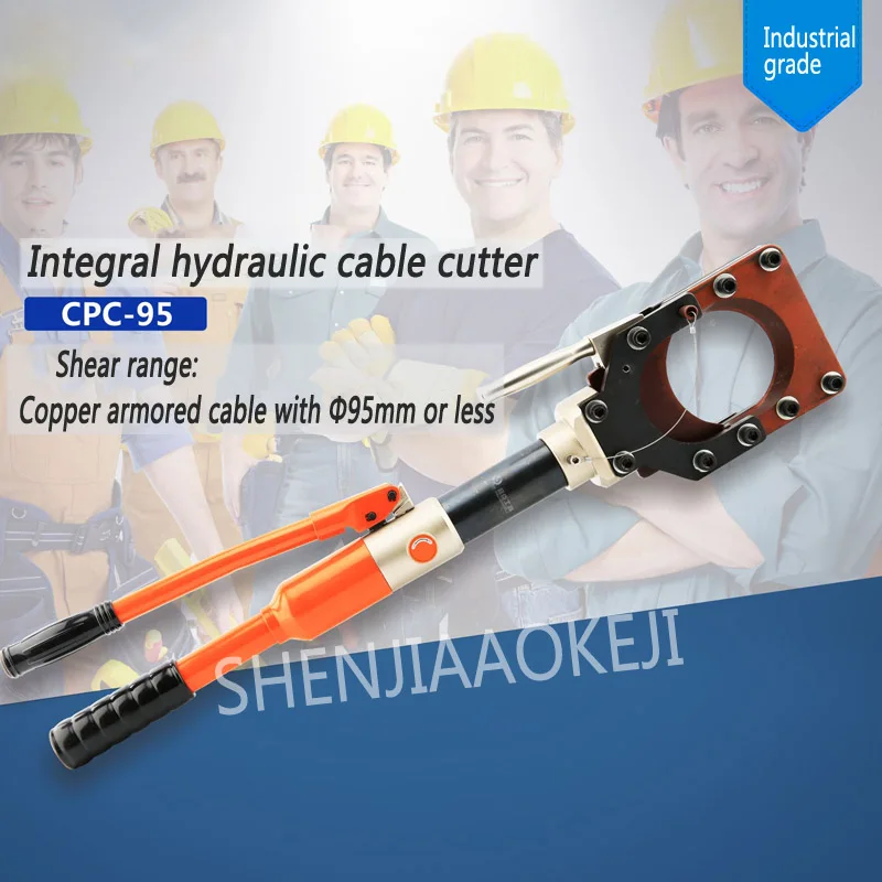 สายไฮดรอลิกตัด CPC-95 ไฮดรอลิก crimping เครื่องมือโดยรวมสายกรรไกร Fast ทองแดง armored cable clamp Bolt cutters 1 ชิ้น