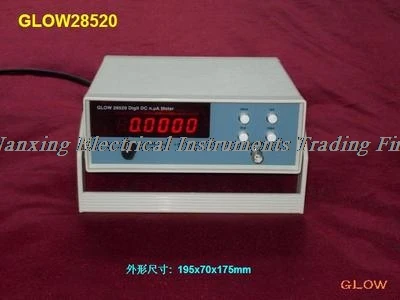 

Fast arrival Desktop GLOW28520 4 1/2 digital Nano current meter nA tester, uA tester microammeter 200nA/2uA/20uA/200uA